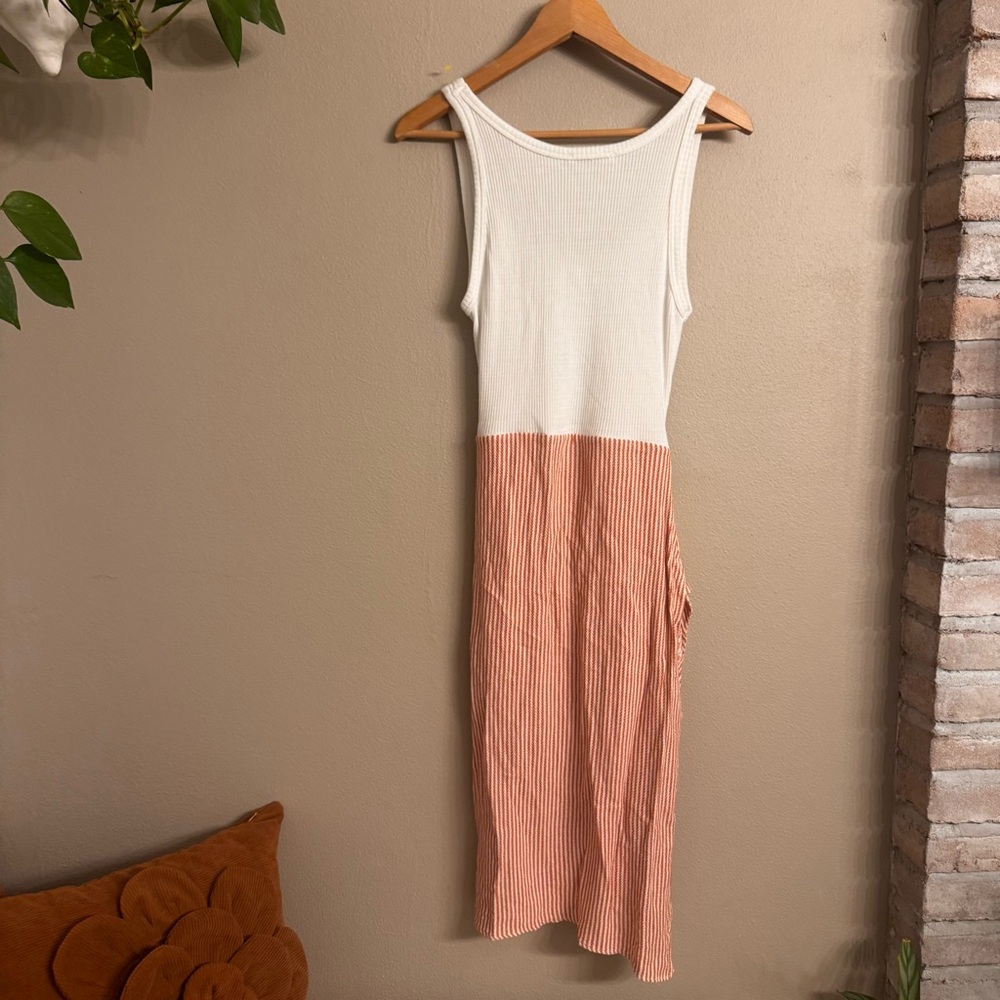 ZARA Wrap Ribbed Tank Dress - Picture 4 of 6